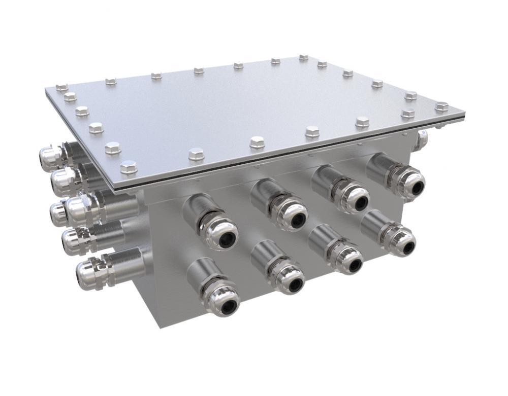 Подводный кабельный ввод, нержавеющая сталь, ГК15-40-ФФ