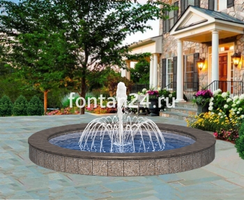 Уличный фонтан "Вулкан малый" ø=3 м