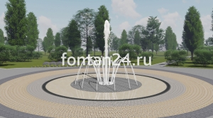 Фонтан для города "Пиано средний" ø=3 м Фонтан для города "Пиано средний" ø=3 м