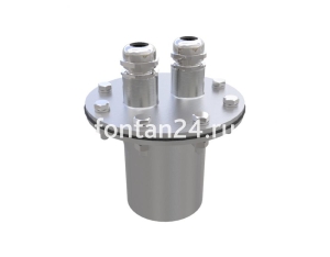 Подводный кабельный ввод 2х(14-9мм), 2”ВР, нерж.сталь