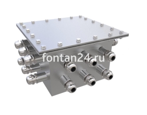 Подводная распределительная коробка 24х(11-6мм), нержавеющая сталь