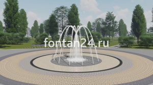 Фонтан для города "Гармония" ø=3 м Фонтан для города "Гармония" ø=3 м